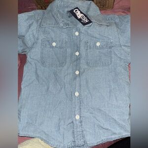 Denim Blue NWT OshKosh Bgosh button down shirt